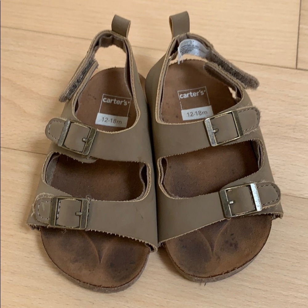 Carter’s Sandals w/Velcro Straps size 12-18 months